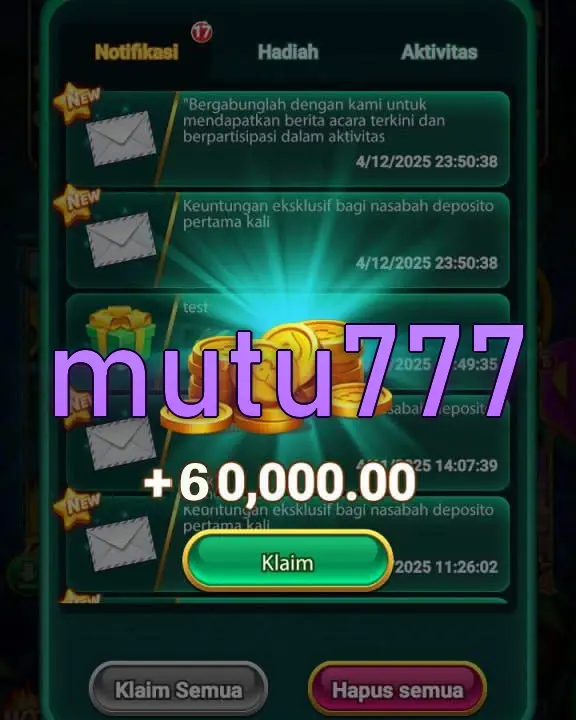 mutu777 Tangkapan Layar - APK Resmi